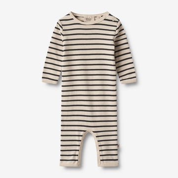 Wheat Main  Langarm Strampler Theis Jumpsuits 1433 navy stripe