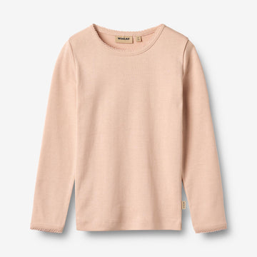 Wheat Main Langarm T-Shirt Belis Jersey Tops and T-Shirts 2032 rose dust