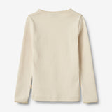Wheat Main Langarm T-Shirt Belis Jersey Tops and T-Shirts 3129 eggshell