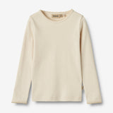 Wheat Main Langarm T-Shirt Belis Jersey Tops and T-Shirts 3129 eggshell