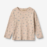 Wheat Main Langarm T-Shirt Thilda Jersey Tops and T-Shirts 9573 warm sand flowers