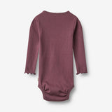 Wheat Main Langarmbody Regitze Body 3118 eggplant