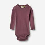 Wheat Main Langarmbody Regitze Body 3118 eggplant