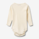 Wheat Main Langarmbody Regitze Body 3182 ivory