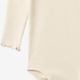 Wheat Main Langarmbody Regitze Body 3182 ivory