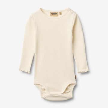 Wheat Main Langarmbody Regitze Body 3182 ivory