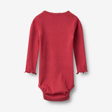 Wheat Main Langarmbody Regitze Body 9697 red cherry