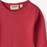 Wheat Main Langarmbody Regitze Body 9697 red cherry