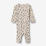 Wheat Wool  Jersey-Strampler aus Merinowolle | Baby Jumpsuits 9512 penguins on ice