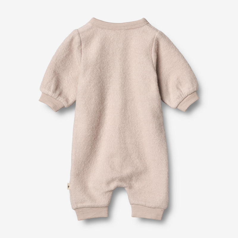 Wheat Wool  Strampler aus gefilzter Merinowolle | Baby Jumpsuits 1356 pale lilac