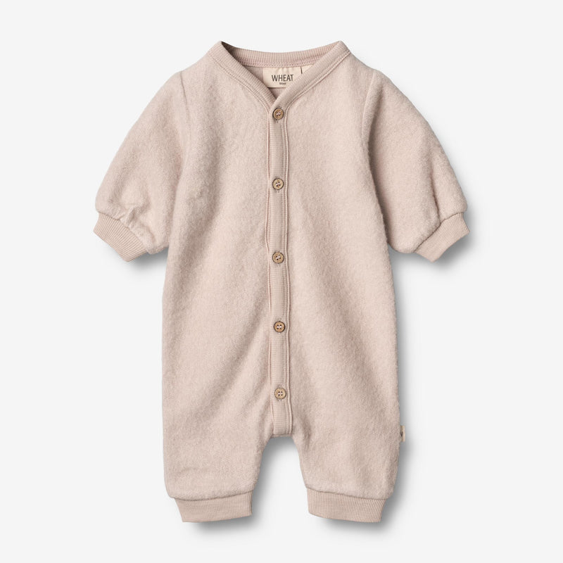 Wheat Wool  Strampler aus gefilzter Merinowolle | Baby Jumpsuits 1356 pale lilac