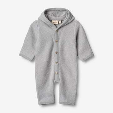 Wheat Wool  Strampler aus gefilzter Merinowolle | Baby Jumpsuits 1524 winter sky