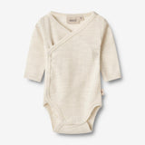Wheat Wool Wolle Wickelbody Willow Underwear/Bodies 1141 eggshell melange