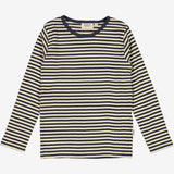 Wheat Main  Langärmliges, gestreiftes T-Shirt Jersey Tops and T-Shirts 1387 midnight stripe