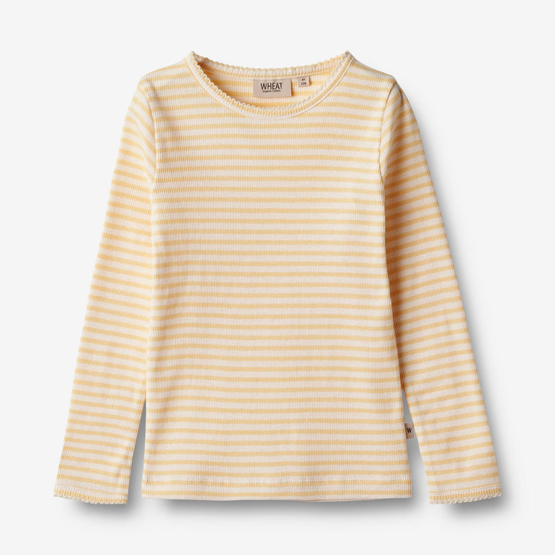 Wheat Main  Langarmshirt Belis Jersey Tops and T-Shirts 5002 pale apricot stripe