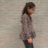 Wheat Main Langarmshirt Carolina Jersey Tops and T-Shirts 1183 raven anemones