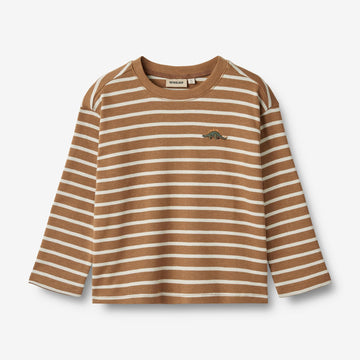 Wheat Main Langarmshirt Dallas Jersey Tops and T-Shirts 5078 caramel stripe