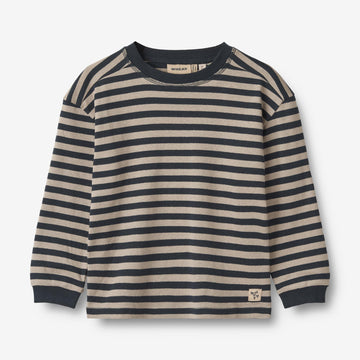 Wheat Main Langarmshirt Frans Jersey Tops and T-Shirts 1433 navy stripe