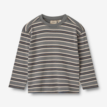 Wheat Main Langarmshirt Hans Jersey Tops and T-Shirts 1203 stormy blue stripe