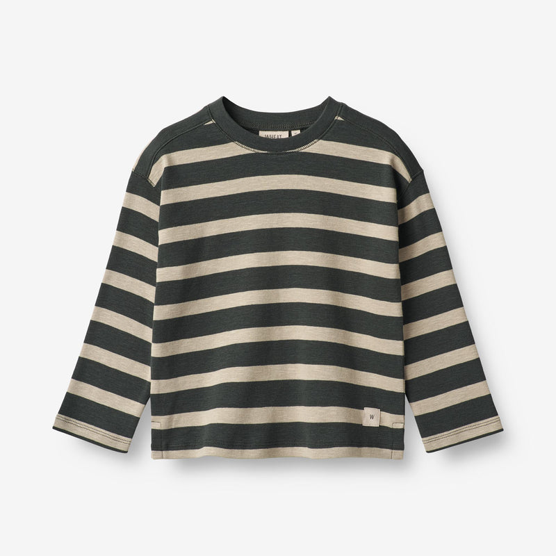 Wheat Main  Langarmshirt  Malthe Jersey Tops and T-Shirts 9209 dark stripe