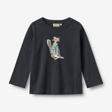 Wheat Main Langarmshirt Monty Jersey Tops and T-Shirts 1432 navy
