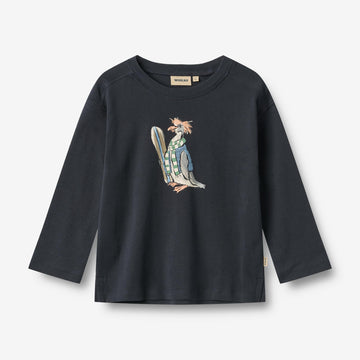 Wheat Main Langarmshirt Monty Jersey Tops and T-Shirts 1432 navy