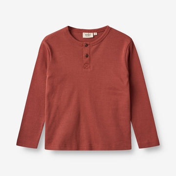 Wheat Main  Langarmshirt Morris Jersey Tops and T-Shirts 2072 red