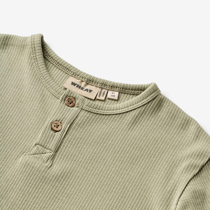 Wheat Main Langarmshirt Morris Jersey Tops and T-Shirts 1145 green tea