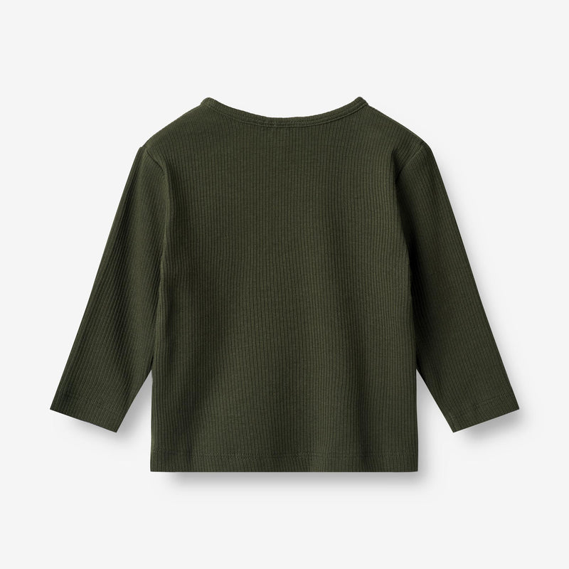 Wheat Main  Langarmshirt Morris | Baby Jersey Tops and T-Shirts 4097 deep forest