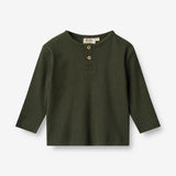 Wheat Main  Langarmshirt Morris | Baby Jersey Tops and T-Shirts 4097 deep forest