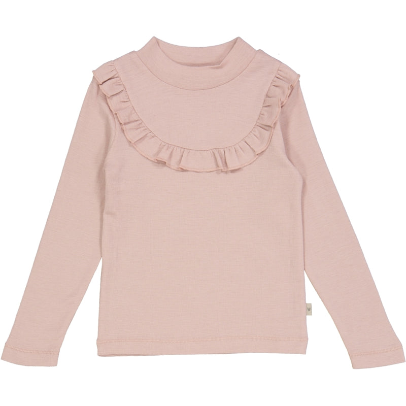 Wheat Wool Langarmshirt Rüschen Wolle Jersey Tops and T-Shirts 2487 rose powder