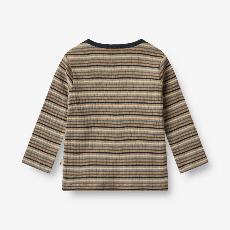 Wheat Main  Langarmshirt Stig | Baby Jersey Tops and T-Shirts 0181 multi stripe