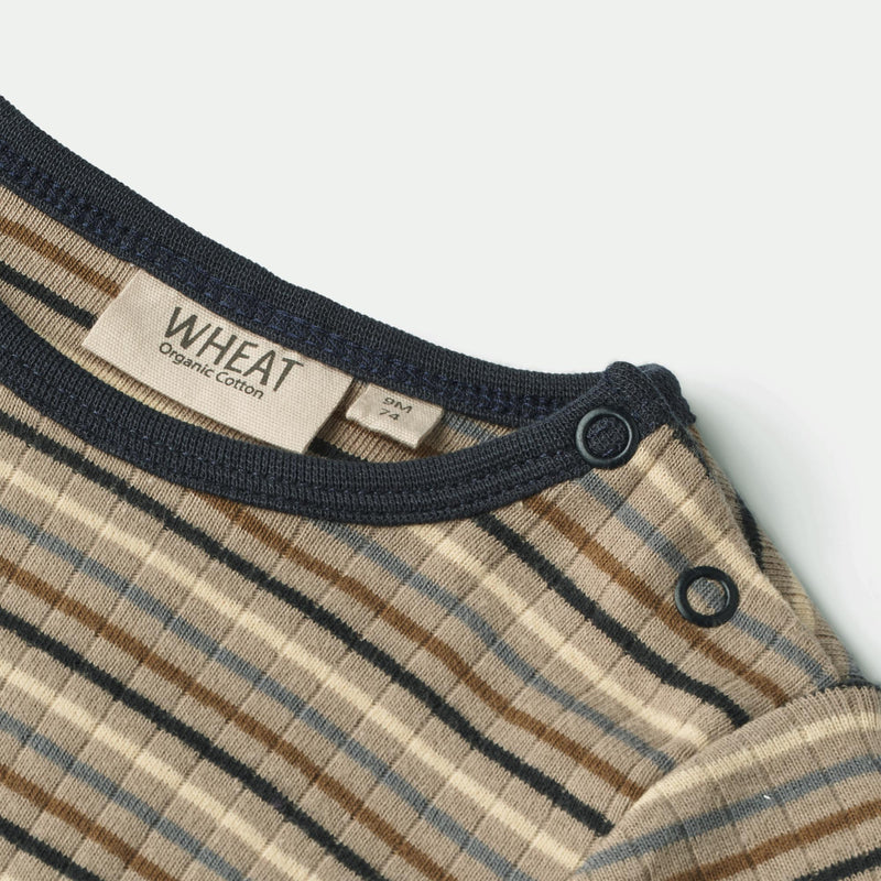 Wheat Main  Langarmshirt Stig | Baby Jersey Tops and T-Shirts 0181 multi stripe