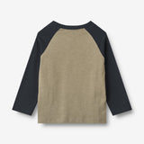 Wheat Main Langarmshirt Torbjørn Jersey Tops and T-Shirts 1137 dry sage