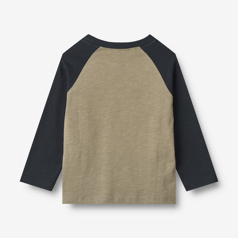 Wheat Main Langarmshirt Torbjørn Jersey Tops and T-Shirts 1137 dry sage