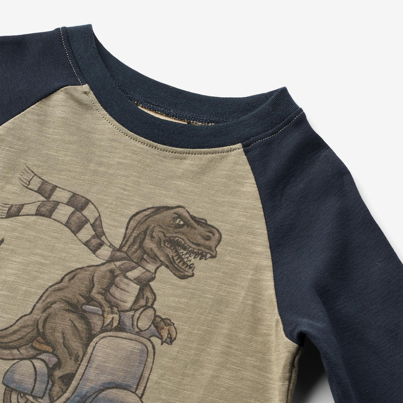 Wheat Main Langarmshirt Torbjørn Jersey Tops and T-Shirts 1137 dry sage
