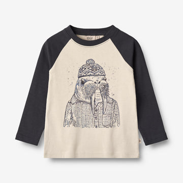 Wheat Main  Langarmshirt Walross Jersey Tops and T-Shirts 1432 navy