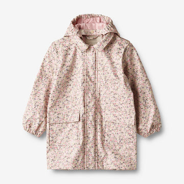 Wheat Outerwear  Lange Regenjacke Finley Rainwear 9014 clam multi flowers