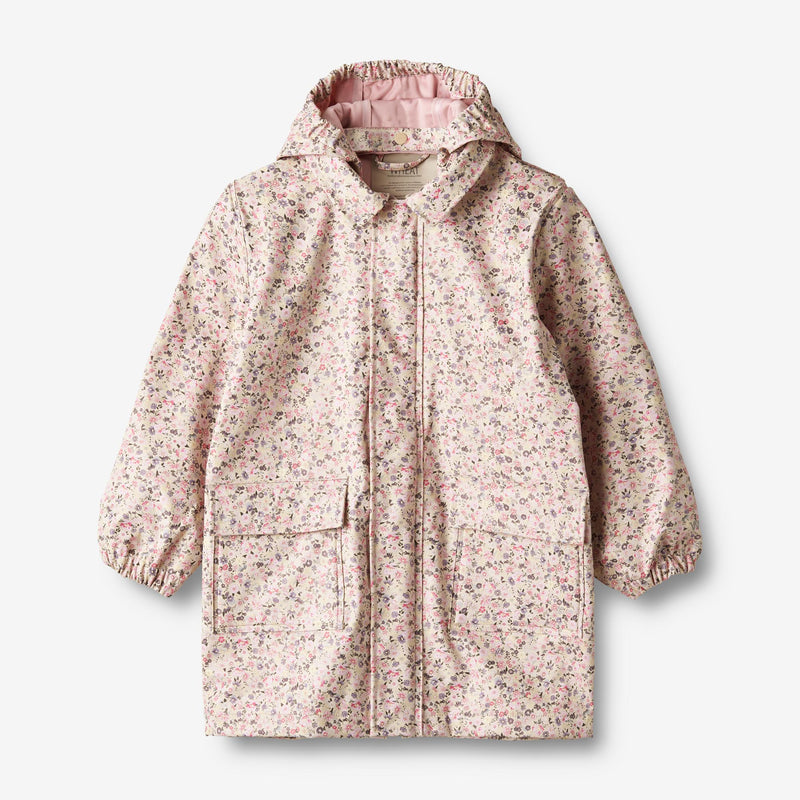 Wheat Outerwear  Lange Regenjacke Finley Rainwear 9014 clam multi flowers