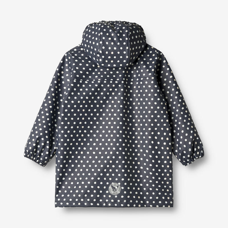 Wheat Outerwear  Lange Regenjacke Finley Rainwear 1071 ink dots