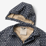 Wheat Outerwear  Lange Regenjacke Finley Rainwear 1071 ink dots