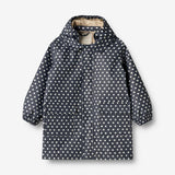 Wheat Outerwear  Lange Regenjacke Finley Rainwear 1071 ink dots