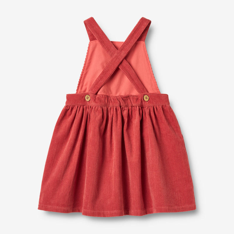 Wheat Main Latzhose Agnes Dress 1037 raspberry