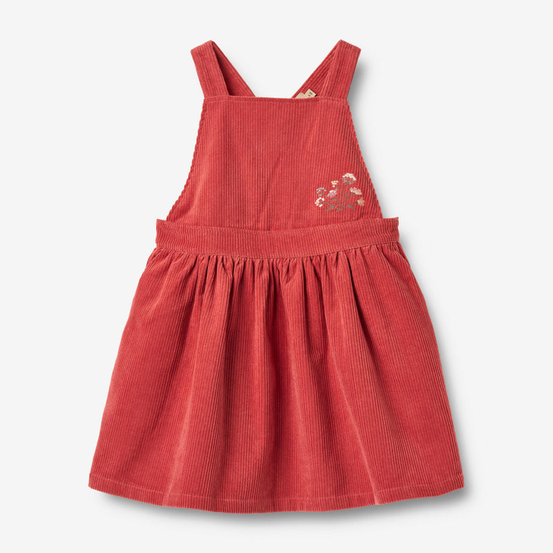 Wheat Main Latzhose Agnes Dress 1037 raspberry