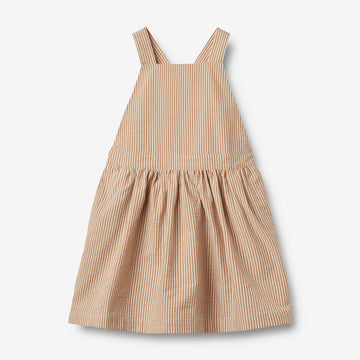 Wheat Main Latzhose Agnes Dress 5078 caramel stripe
