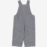 Wheat Main  Latzhose Issey | Baby Trousers 1197 navy denim stripe