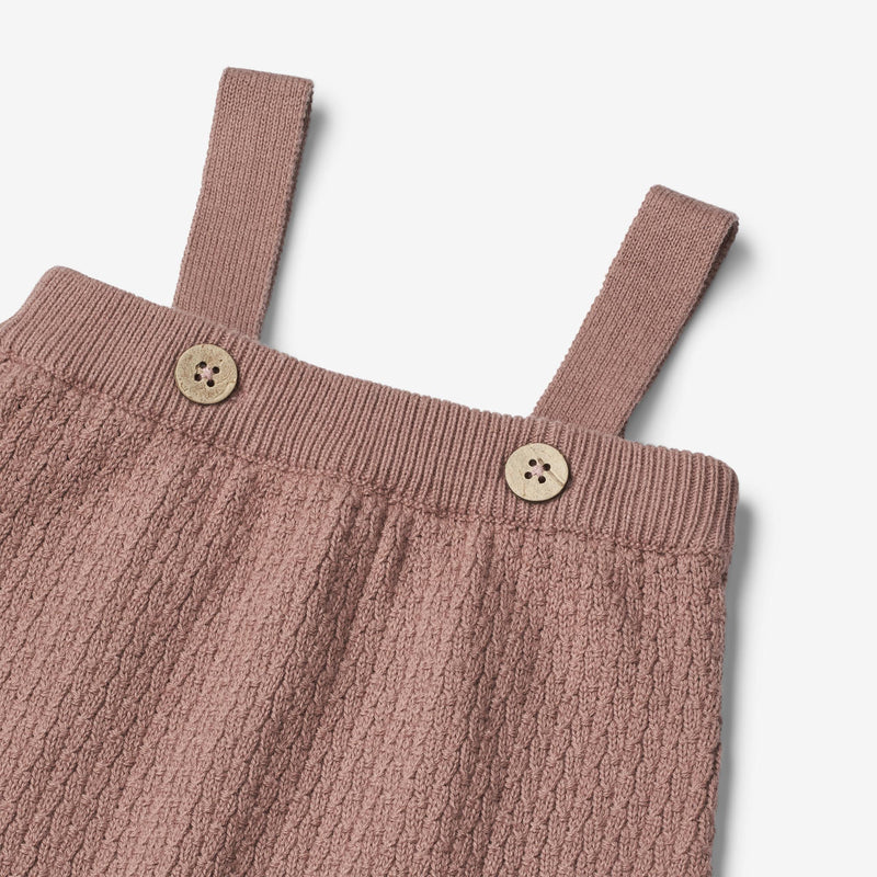 Wheat Main  Latzhose Sinna | Baby Suit 1349 lavender rose