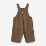 Wheat Main  Latzhose Viggo | Baby Trousers 0094 greybrown