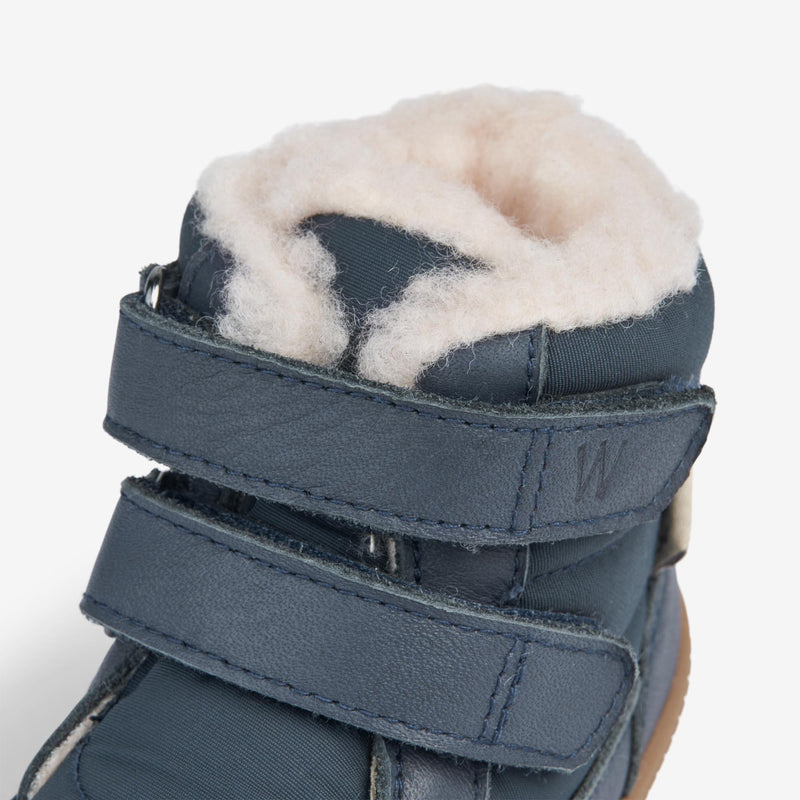Wheat Footwear Lauflern-Stiefel Daxi Wolle Tex Prewalkers 1432 navy