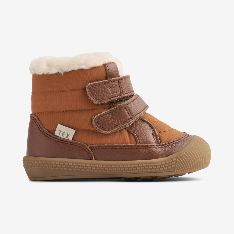 Wheat Footwear Lauflern-Stiefel Daxi Wolle Tex Prewalkers 9002 cognac